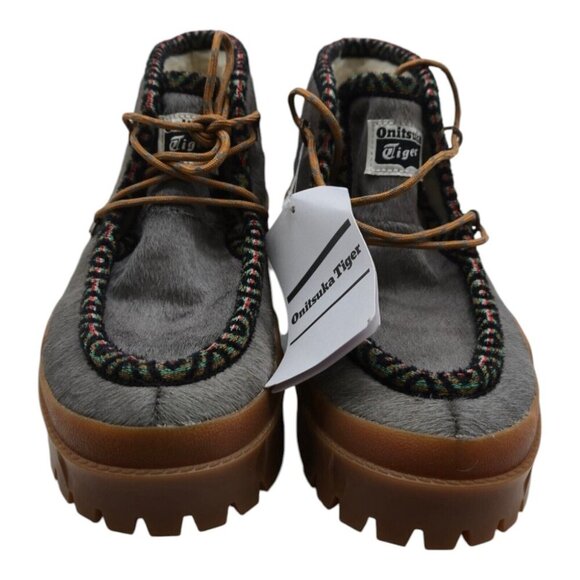 Onitsuka Tiger Shoes Men 6 Gray HMR PEAK Fur Boots Japan Outdoors Gorpcore - Picture 2 of 11